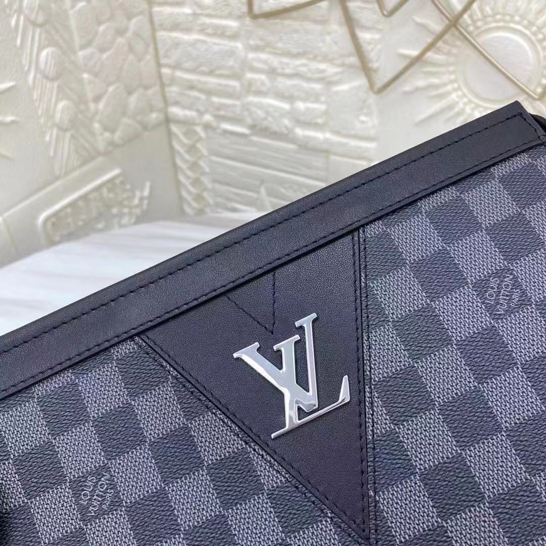 Clutch Cầm Tay Nam Cao Cấp Louis Vuitton VLV12 - Hàng Hiệu Siêu Cấp