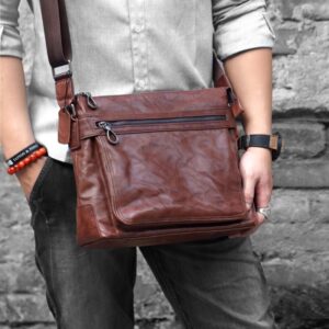 Túi đeo chéo nam da mềm Messenge