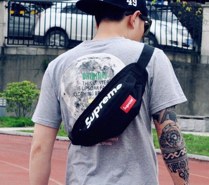 Túi đeo chéo nam mini thương hiệu Supereme